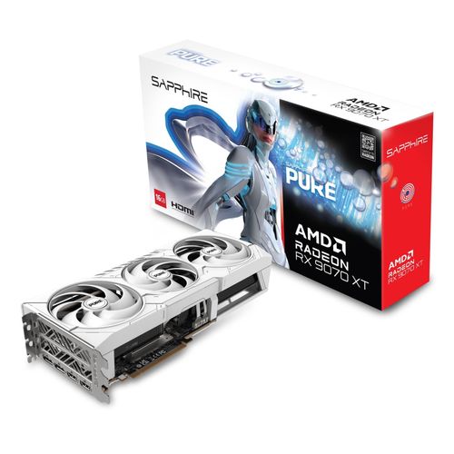 SAPPHIRE Grafikkarte "Radeon RX 9070 XT", weiß, Grafikkarten
