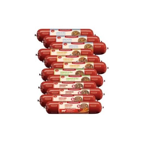 Fleischeslust Nassfutter Hund Wurst Mix-Pack 12x800 g