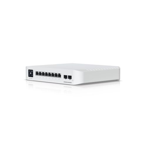 UBIQUITI Netzwerk-Switch "USW-PRO-8-POE", weiß, B:26cm H:8,3cm T:36,7cm, Netzwerk-Switches