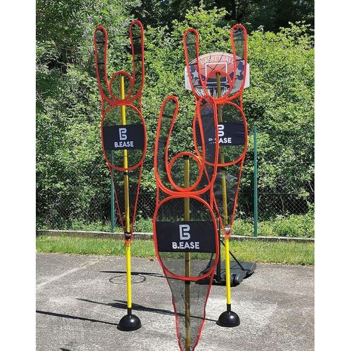 Basketballtrainer Basketball Wall - 3er SET - Defensivpuppe/Defensivedummy D-Man von B.Ease®
