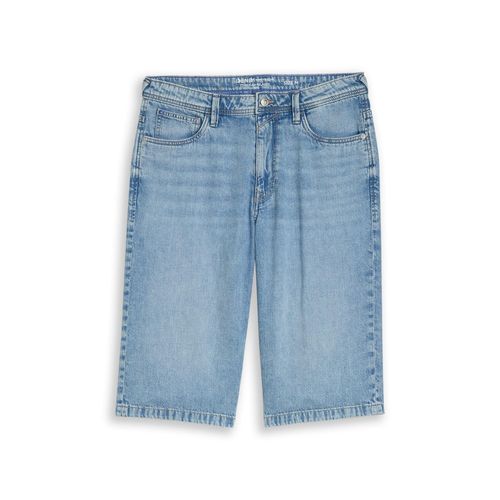 TOM TAILOR DENIM Herren TTWAYLEN RELAXED Ultralight Jeans Shorts, blau, Uni, Gr. XXL