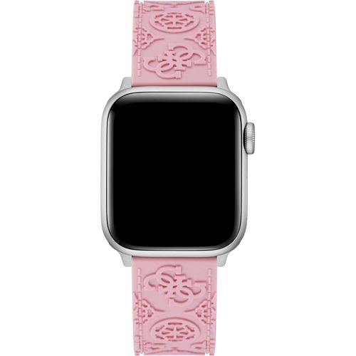 Smartwatch-Armband GUESS "CS2003S3", rosa, Uhrenarmbänder, Silikon, Wechselarmband, Ersatzband, Silikon, passend für die Apple Watch