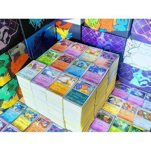 Pokemon Karten Sammlung - 500 Karten mit Holo + Reverse - Deutsch