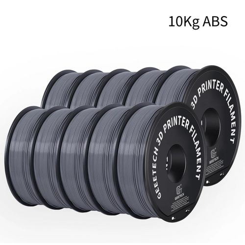 3D-Drucker Filament - ABS+ 1,75 mm - 10 kg Spule - Vakuumverpackt - Grau