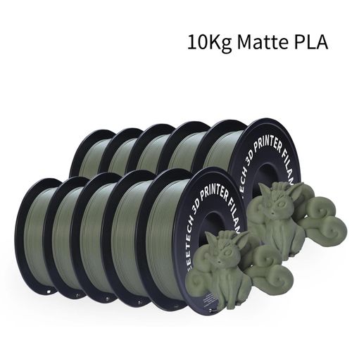 PLA Filament - Für 3D-Drucker - 1,75 mm - 10 kg - Vakuumversiegelte Spule - Grün