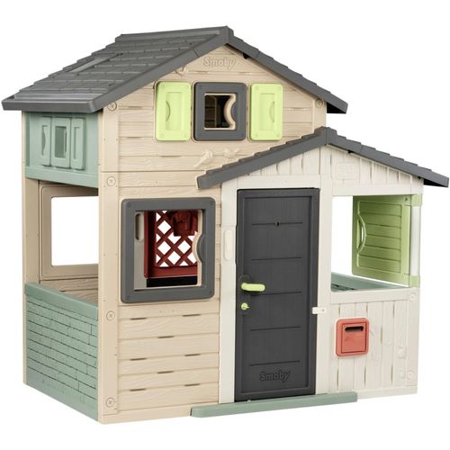 Spielhaus SMOBY "Smoby Life Evo Friends", bunt, Spielhäuser, KinderB:175cm H:162cm T:114cm, Kunststoff, Spielhaus, Made in Europe, B:175cm H:162cm T:114cm
