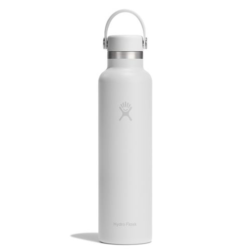 Trinkflasche HYDRO FLASK "24 OZ Standard Flex Cap, 710 ml", weiß, H:27,4cm, Edelstahl, Trinkflaschen, Trinkflasche