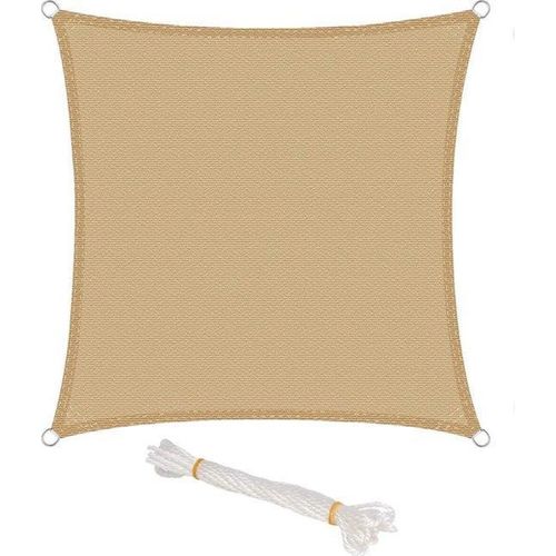 Schutzplan Rechteck - UV-Schutz - Braun - 4x5 m