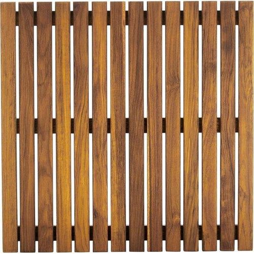 Vierkante Douchemat aus Teakholz - 50 cm