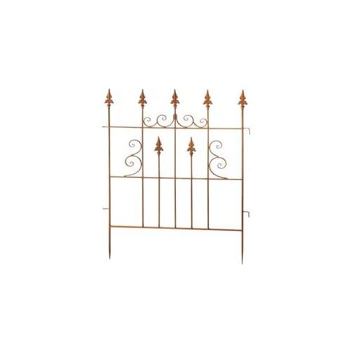 Gartenstecker LOCKER "Gartenstecker", braun, B:77cm H:100cm, Metall, Gartenstecker