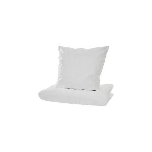 Bettwäsche IBENA "Astana", weiß, B/L: 135cm x 200cm, 1 Stk., 1 Stk., Encasing, B/L: 80cm x 80cm, Encasing, Obermaterial: 70% Polyester, 30% Polyamid, Bettwäsche, Bettwäsche, Allergieschutzbezug aus Evolon New Generation