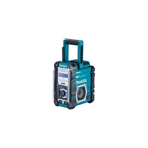 Baustellenradio MAKITA "DMR112", blau, B:27,5cm H:43,1cm T:16,5cm, Radios, ohne Akku