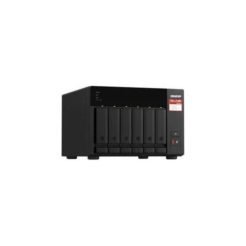 QNAP NAS-Server "TS-673A", schwarz (ohne farbbezeichnung), B:39cm H:29,7cm T:42,5cm, NAS-Server, NAS-Server