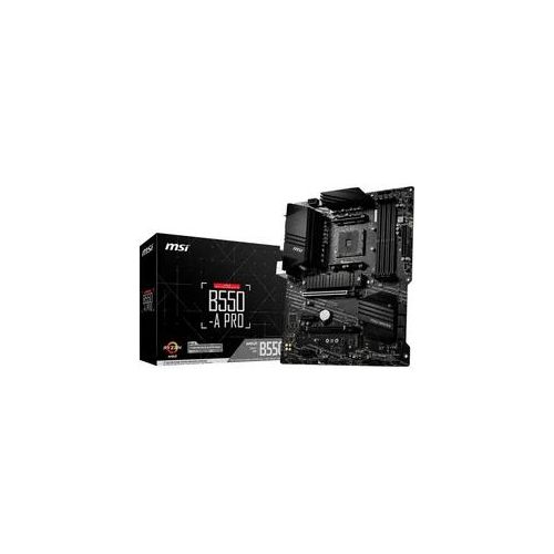 MSI Mainboard "B550-A PRO", schwarz, B:30,5cm H:6,5cm T:24,5cm, Mainboards