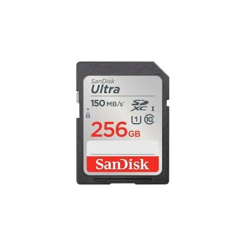 SANDISK Speicherkarte "Ultra SDXC", schwarz, 256 GB, Speicherkarten