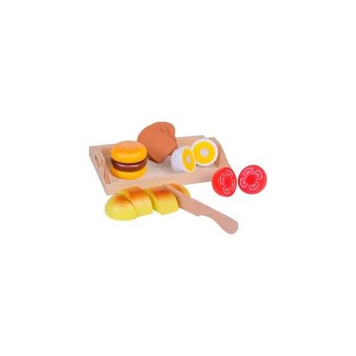 Spiellebensmittel HAPPY PEOPLE, bunt, Kaufladensortimente, Kinder, Holz