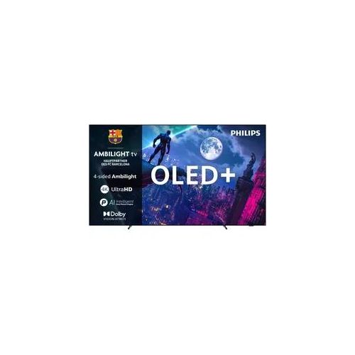 PHILIPS OLED-Fernseher "65OLED950/12", Energieeffizienz: G (A-G), schwarz, 65, Fernseher
