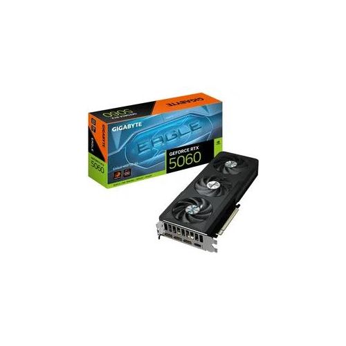 GIGABYTE Grafikkarte "GeForce RTX 5060 EAGLE MAX OC 8G Grafikkarte – 8 GB GDDR7, 128 Bit, PC", ohne farbbezeichnung, Grafikkarten