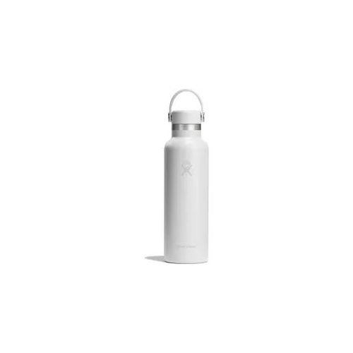 Trinkflasche HYDRO FLASK "21 OZ Standard Flex Cap, 621 ml", weiß, H:23,9cm, Edelstahl, Trinkflaschen, Trinkflasche