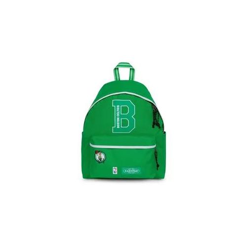 Freizeitrucksack EASTPAK "DAY PAK'R", Damen, Gr. B/H/T: 30cm x 40cm x 18cm, grün, boston celtics, Textil, Rucksäcke Freizeitrucksack, Unisex Freizeitrucksack, Cityrucksack mit Seitenfächern