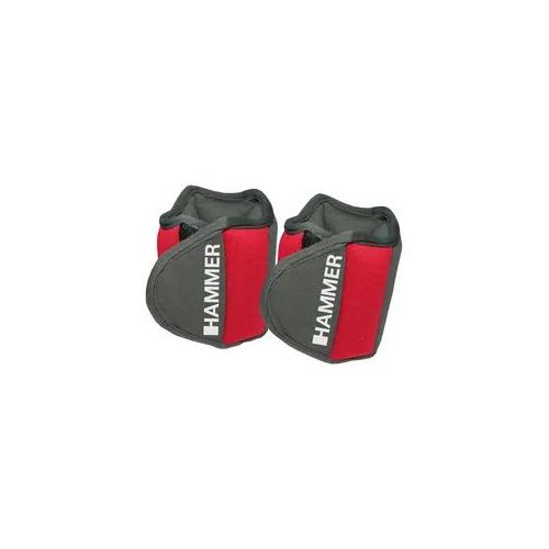 Gewichtsmanschette HAMMER "Hammer Set: Gewichtsmanschetten", grau (grau, rot), Hanteln, 1 kg