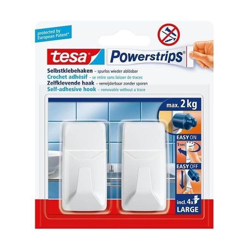 tesa Powerstrips Indoor Towel Hook
