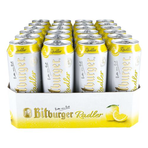 Bitburger Radler 2,5 % vol 0,5 Liter Dose, 24er Pack