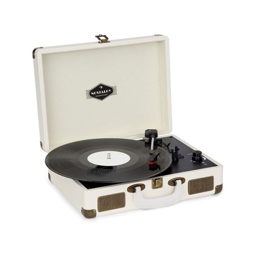 Nostalgy by auna Peggy Sue Retro-Plattenspieler LP USB AUX