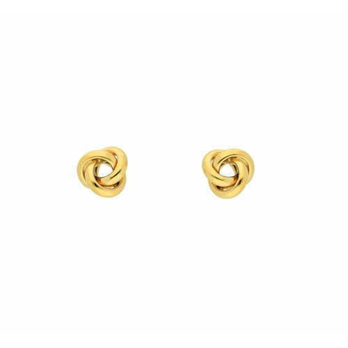 Paar Ohrhänger ADELIA´S "Knoten Ohrstecker Ohrringe 333 Gold ( 8K ) – Goldohrringe Knoten", gold, Ohrringe, Damen, Damen, Gold, Goldohrringe Knoten