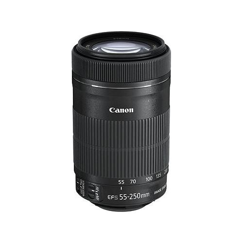 Canon EF-S 55-250 mm F4.0-5.6 IS STM 58 mm Filtergewinde (Canon EF-S Anschluss) schwarz