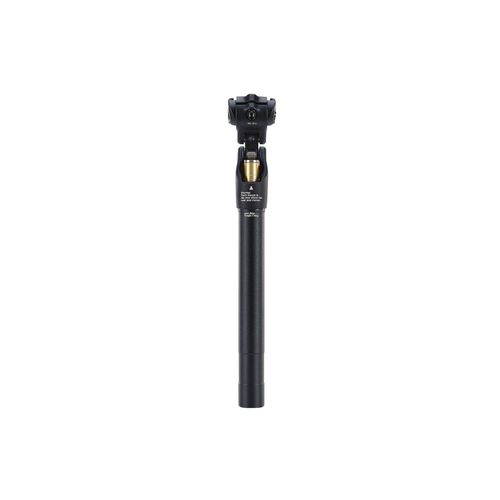 Parallelogramm Sattelstütze, Ø 30,9 mm, 35mm Federweg mit einstellbarer Federung, schwarz