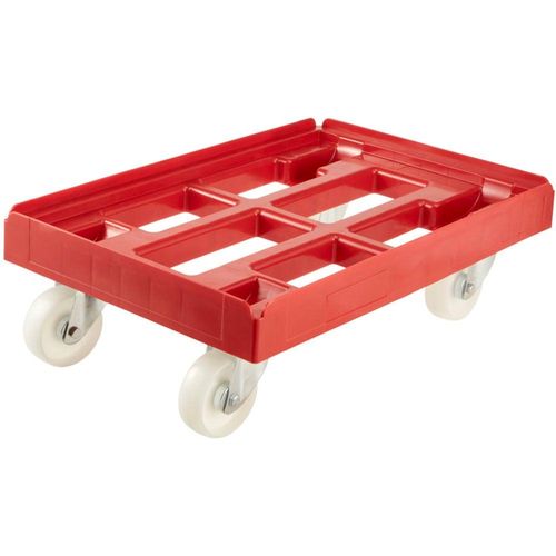Rollwagen KEEEPER "rolf, Transportroller für Transportboxen und -körbe, 61 x 41 x 19 cm", rot (calcutta rot), B:41cm H:19cm T:61cm, Kunststoff, Rollwagen, Rollwagen