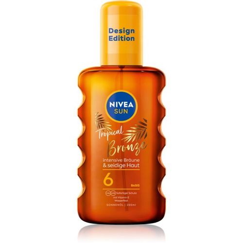 NIVEA SUN Tropical Bronze Zonnebrandolie Spray SPF 6 200 ml