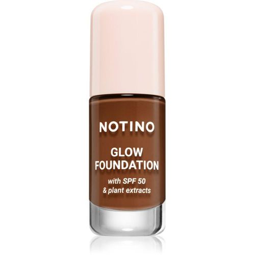 Notino Foundation Glow foundation with SPF 50 & plant extracts Verhelderende Foundation SPF 50 03 Deep Warm 30 ml