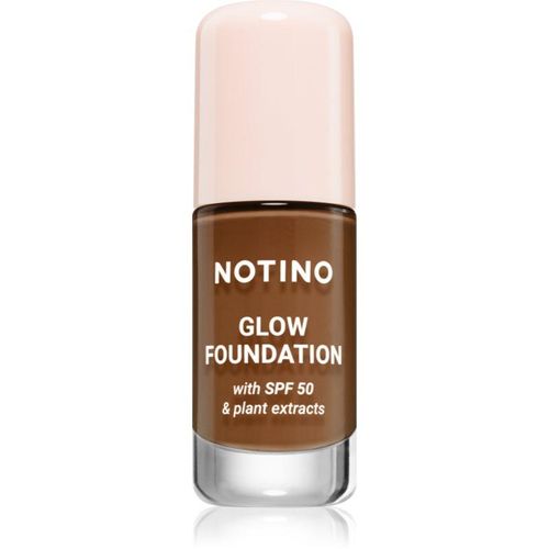 Notino Foundation Glow foundation with SPF 50 & plant extracts Verhelderende Foundation SPF 50 02 Deep Warm 30 ml