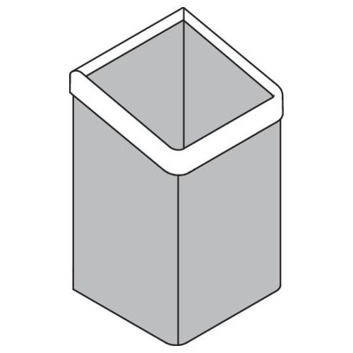 Papierhandtuchkorb Serie 477 Lochblech wei lichtgrau Lochblech wei lichtgrau