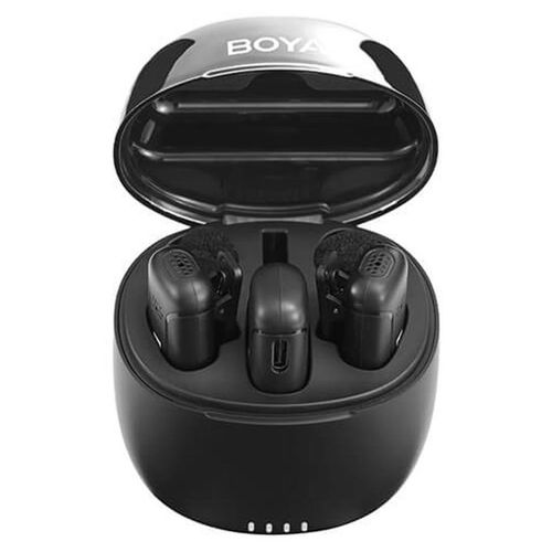 BOYA Kabelloses 2,4-GHz-Mikrofon x2 BY-WM3T-M2 3,5-mm-TRS - Ladekoffer