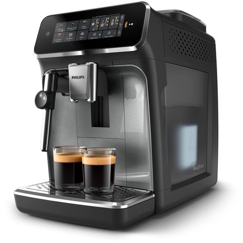 Philips Kaffeevollautomat Serie 3300, 5 Kaffeeeinstellungen, Touch-Display, schwarz (EP3329/70)