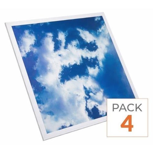 LED-Panel 60x60 Slim, 45W, für Deckenmontage – Pack mit 4 Stück
