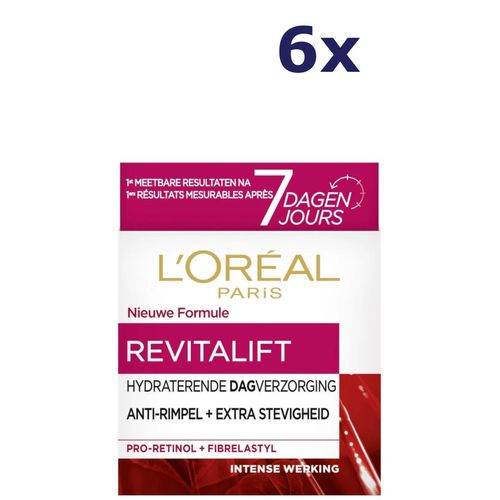 6x L'Oreal Skin Revitalift Dagcreme 50ML