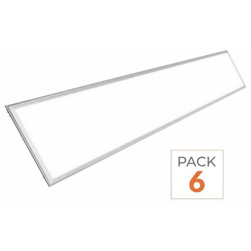 6er-Pack – LED-Leuchtplatte 120 x 30 cm, 29 W, hoher Wirkungsgrad 137 lm/W – Kaltweiß 6000 K – 8000 K