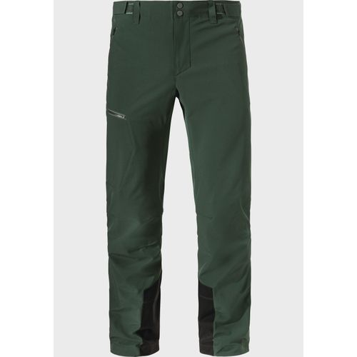 Outdoorhose SCHÖFFEL "Softshell Pants Matrei M", Herren, Gr. 48, Normalgrößen, grün (6965, grün), Oberstoff : 88% Nylon 12% Elasthan Innenseite: 100% Polyester (Membran: Polyurethan) Oberstoff Einsatz: 56% Nylon 34% Polyester 10% Elasthan Oberstoff : 88% Nylon 12% Elasthan Oberstoff Besatz: 100% Nylon, Hosen Outdoorhose