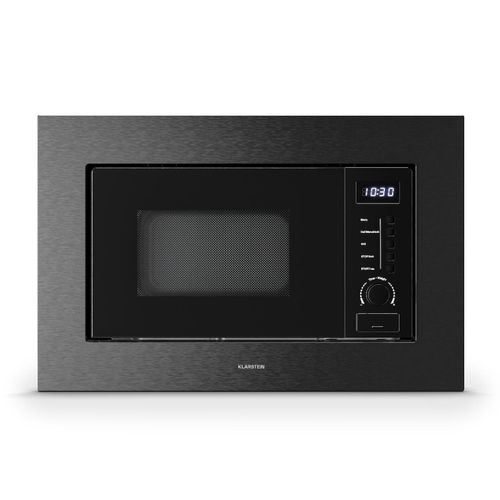 Verosteel Einbau-Mikrowelle mit Grill 800 W Grill 700 W Mikrowelle 60 cm