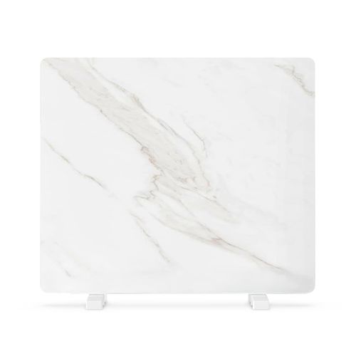 MarmoHeat Infrarot-Panel 420 W 6 - 12 m² Marmor-Design 70 cm x 63 cm Weißer Marmor 420_watt