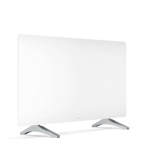 Wonderglass Infrarot-Panel 720 W 8 - 15 m² Modernes Glas-Design 120 cm x 68 cm Weiß 720 W
