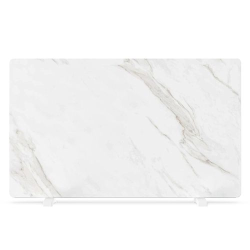 MarmoHeat Infrarot-Panel 600 W 5 - 9 m² Marmor-Design 70 cm x 100 cm Weißer Marmor 600 W