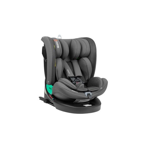 Kikka boo Kindersitz i-Reverse i-Size (40-150cm) Isofix 360-Drehung 5-Punkt-Gurt grau