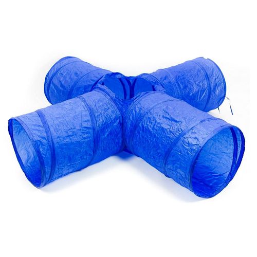 Kreuztunnel für Hundesport, 45 x 175 cm, Agility-Training mit Hunden