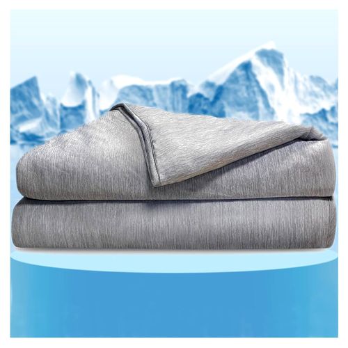 Kühldecke 150 x 200 cm - Selbstkühlende Sommerdecke für Menschen - Kühldecke für den Sommer - Reduziert die Temperatur um 2 bis 5 Grad