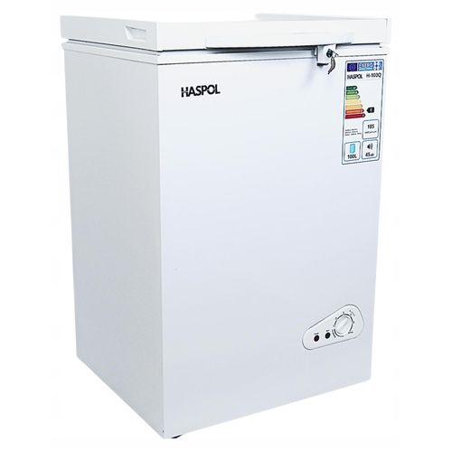 HASPOL H-100Q Gefriertruhe 2in1 100 l, Kühl- oder Gefrierfunktion, -24 bis +10 °C, 43 dB,